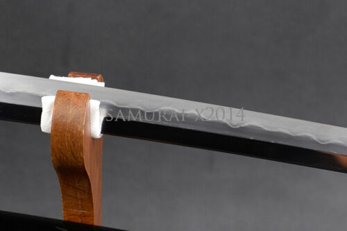 sharp Japanese folded steel samurai katana kobuse sword hand polished real hamon - Picture 11 of 12