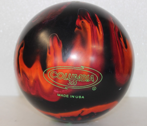 Bola de boliche perforada Columbia 300 14 lb NoiZe - roja/naranja/negra - Imagen 5 de 14