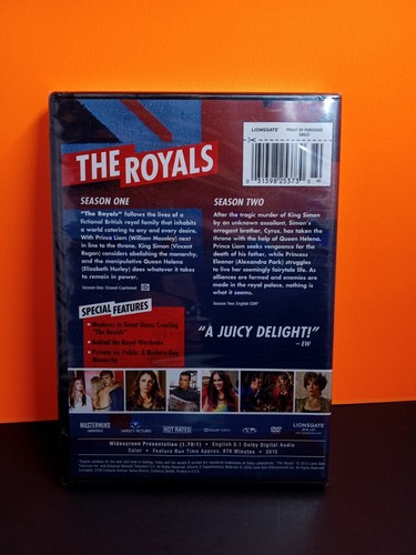 The Royals: Season 1 & 2 (DVD) Elizabeth Hurley William Moseley New Sealed NIP - Bild 2 von 6