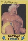 1986 Monty Gum Super Wrestling Stars - Kerry Von Erich Ric Flair #58