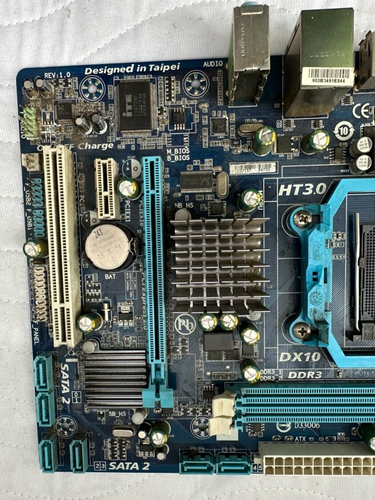 GigaByte GA-78LMT-S2 Motherboard Socket AM3+ DDR3 AMD 760G + ATX Gebraucht - Bild 2 von 4