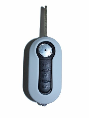 FUNDA PARA LLAVE EN SILICONA FIAT 500 PUNTO EVO BRAVO PANDA LANCIA Y CARCASA - Picture 48 of 48