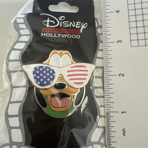 Disney StorePluto With Red White Blue Patriotic Sunglasses LE 400 Disney Pin (B) - Picture 2 of 3