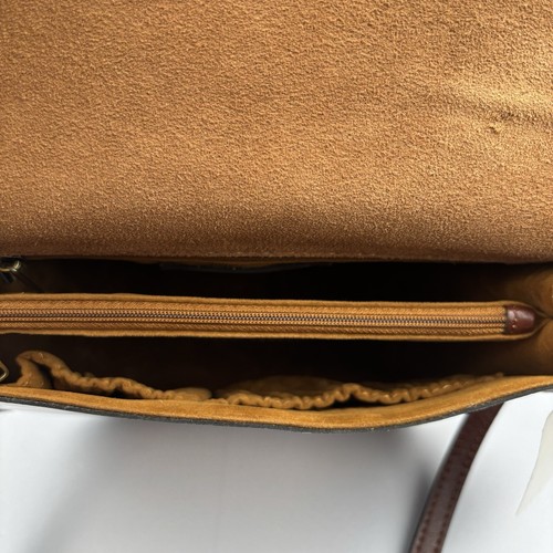 Patricia Nash Brinlee Leather Saddle Crossbody Bag Tassel Kent Countryside - Bild 7 von 8