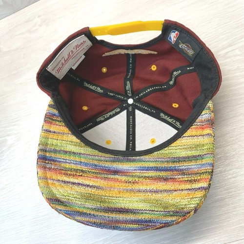 Mitchell & Ness Cleveland Cavaliers Cavs NBA Snapback Adjustable Hat Cap  - Picture 8 of 8