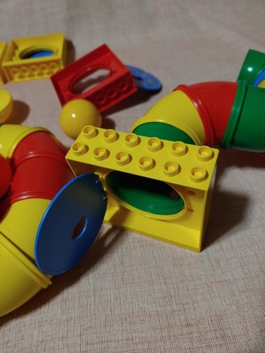 Lego Duplo Education Tunnels Tubes Set Doors Balls - Picture 23 of 24
