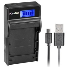 Kastar LPE17 LCD SLIM Charger for Canon EOS M3 Rebel T6i Rebel T6s 750D 760D