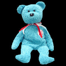 TY  BEANIE BABY "ADDISON "  THE BASEBALL  BEAR MWMT