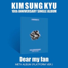 KIM SUNG KYU [DEAR MY FAN] Meta Album PLATFORM Ver/Card Album+Photo Card+Sticker