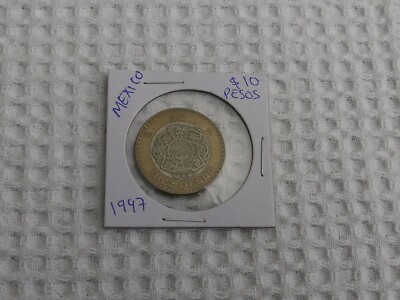 1997 Diez Nuevos Pesos Mexican Coin