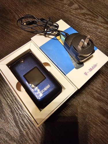 Alcatel Go Flip 4044W 4GB Midnight Blue Tested As-Is T-Mobile - Picture 2 of 3