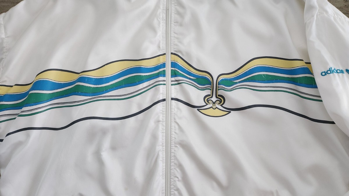 Vintage 80s Adidas Satin Warm Up Tennis Set Ivan Lendl West German