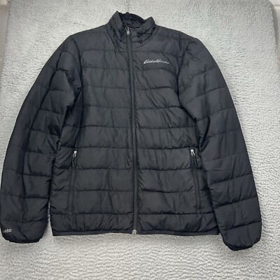 Eddie Bauer 650 Men's Black Down Jacket Size Small Winter
