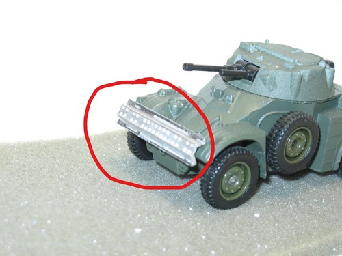 SOLIDO, pare-choc passerelle en METAL BRUT pour AML panhard  militaire - Picture 1 of 4