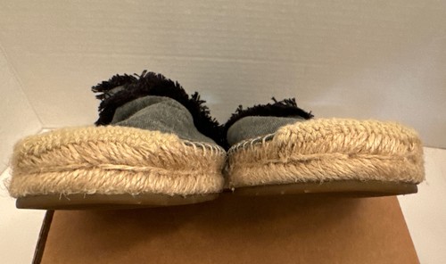 Joie Vivienne Women’s EU 37.5 / US 7 Shoes Gray w/ Black Fringe Espadrilles NWOB - Picture 8 of 9