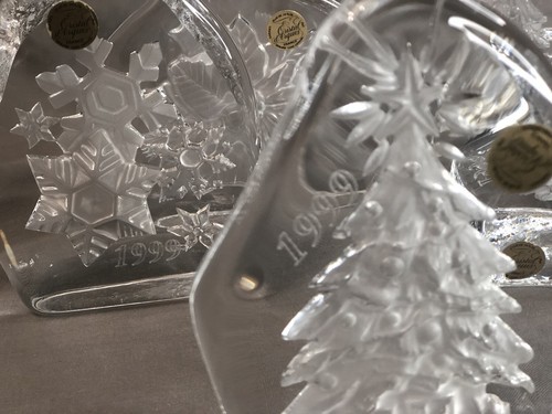 Lote de cristales colección de cristales Navidad juego de 5 piezas - Imagen 9 de 10