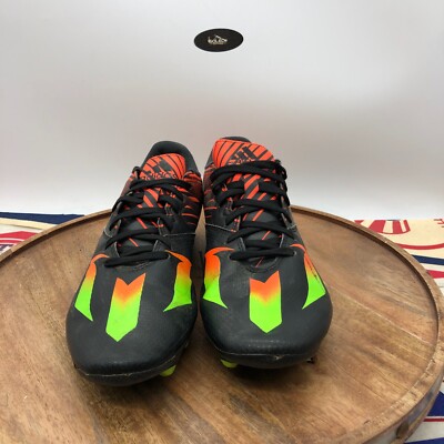 Adidas Men's Messi 15.3 FG Black Orange Soccer Football Cleats