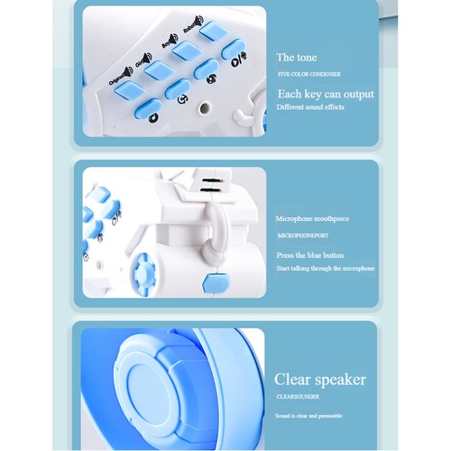 Kids Megaphone Voice Changer Loudspeaker Megaphone Trick Joke Toy respectable - Picture 6 of 8