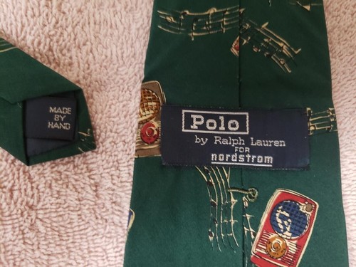 Corbata Polo Ralph Lauren 100% Seda - 56 1/2" x 3 1/2" (Nueva sin Etiquetas) - Imagen 3 de 6