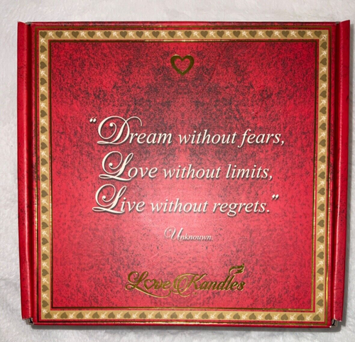 Majestic Zen Valentine Love Candles Boxed Set of Four Gift Box G15 - Picture 3 of 4