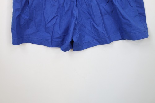 Deadstock Vintage 80s Adidas Mens 34 Olympics Above Knee Tennis Golf Shorts Blue - Picture 17 of 17