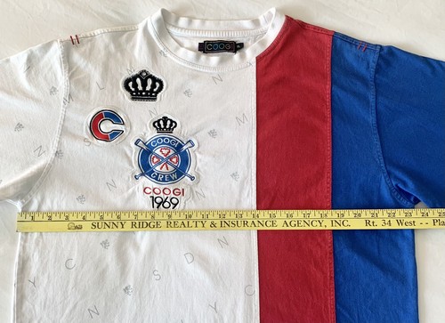 Coogi Rugby Shirt Men’s XL Color Block AOP Embroided Patches Coogi 1969 - Picture 12 of 20