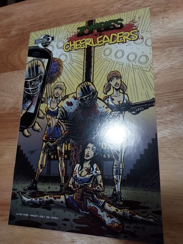 ZOMBIES vs CHEERLEADERS #4 (2011) "E" Cover Variante! Nur 200 hergestellt! - Bild 1 von 5
