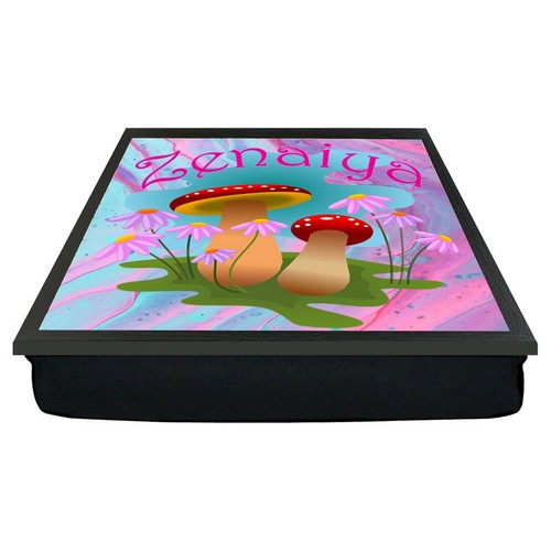 Personalised Your Name Magical Fairy Pixie Cushion Laptop Lap Dinner Tray Gift - Picture 9 of 13