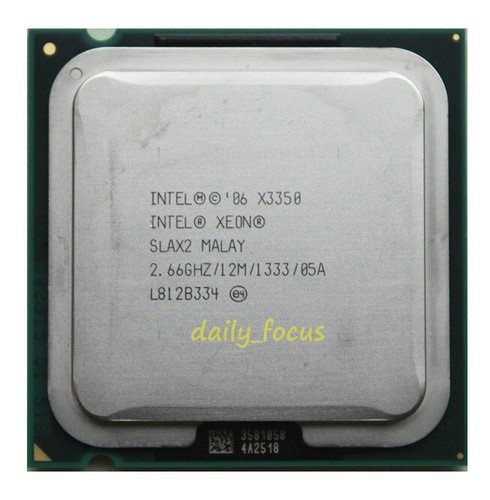 Procesador CPU Intel Xeon X3210 X3220 X3230 X3320 X3330 X3350 X3360 X3370 LGA775 - Imagen 5 de 14