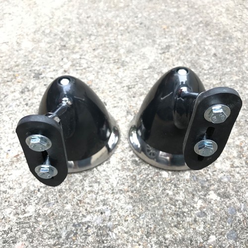 Bullet Mirror Fender Retro Car Fit For DATSUN NISSAN MAZDA TOYOTA MITSUBISHI NEW - Picture 2 of 12