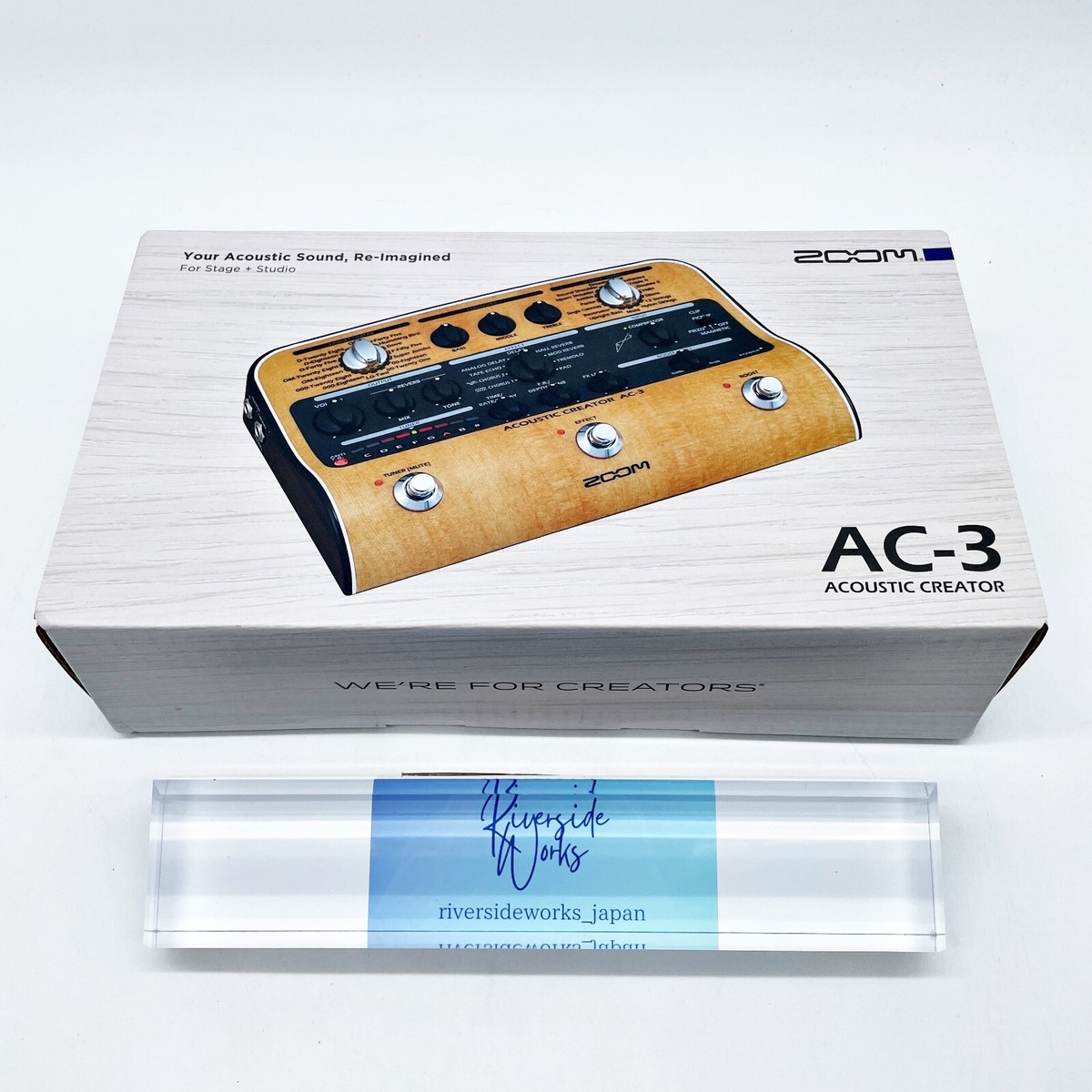 ギター ZOOM / AC-3 Acoustic Creator Amazon.com: Zoom AC-3 Acoustic Creator, Acoustic DI with Tone