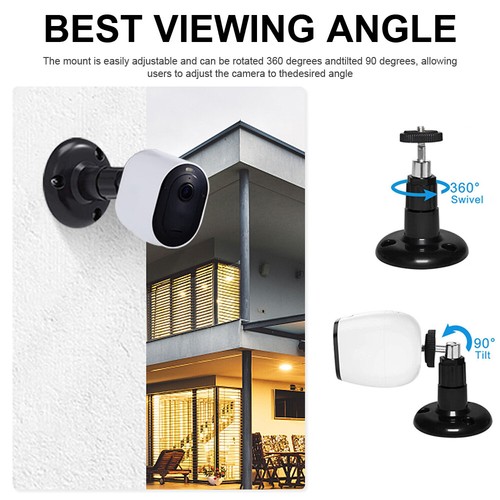 1-4Pcs Security Camera Wall Mount Bracket Holder Stand for Arlo Pro/Wyze Cam Pan - Picture 5 of 24