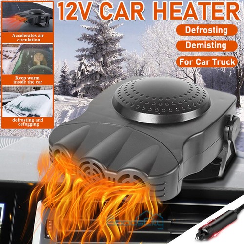 150W Electric Car Heater 3 Hole 12V DC Heating Fan Defogger Defroster Demister - Picture 3 of 21
