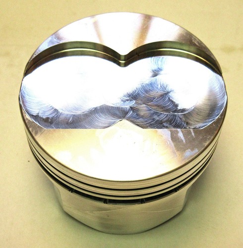 OLDSMOBILE 455 , 40 OVER, GSX FORGED PISTONS (4.165 BORE) AND RING SET - Picture 2 of 4