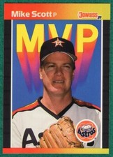 Mike Scott - 1989 Donruss Bonus MVPs #BC-2 - Houston Astros Baseball Card