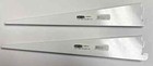 LOT OF 2 Rubbermaid 11.5" Twin Track Shelf Bracket 2096434 WHITE