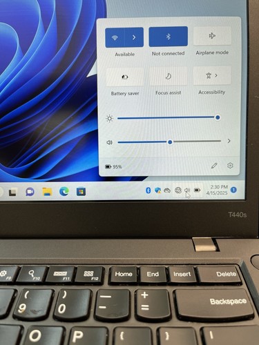 Lenovo ThinkPad T440s 14" Core i5-4300U @ 1.90GHz 8GB RAM 256GB SSD Win 11 Pro - Picture 19 of 21