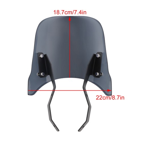 Parabrezza Cupolino per HONDA Rebel 250 300 500 1100 CL250 CL300 CL500 23-24 H7 - Picture 2 of 11