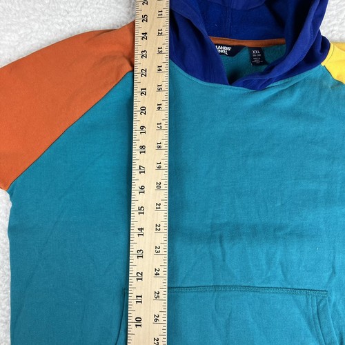 Color block Y2K Colorway Kids Lands End Size XXL Sweatshirt. See Measurements! - Picture 6 of 7