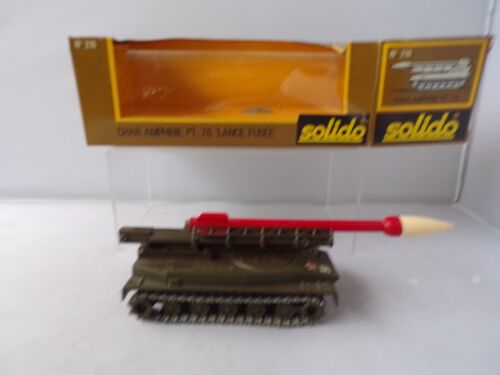 SOLIDO n.218 CHAR ANFIBIE PT76 CARRO ARMATO LANCIAMISSILI MOBILE RUSSO - Foto 2 di 11