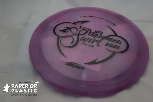 Discraft Ledgestone 2021 Z SWIRL PULSE Disc Golf 173 G Driver Violet NEW Black