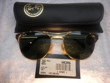 New Vintage Ray Ban B&L W0386 Classic Metals Signet Arista 52mm Made in USA G-15