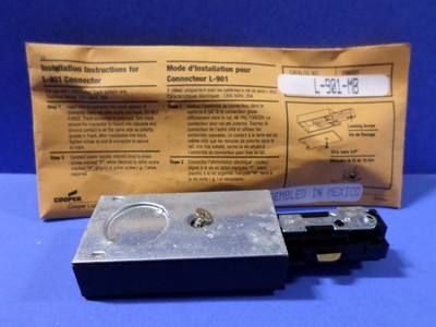 NIB *PZB* COOPER LIGHTING L-901 CONNECTOR