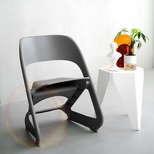 ArtissIn Set of 4 Dining Chairs Office Cafe Lounge Seat Stackable Plastic - Picture 25 of 41