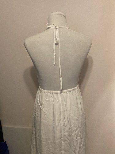 Rachel Pally Naomi Maxi Maternity Dress •M• Ivory Halter Gown $248 NWT! - Picture 4 of 7