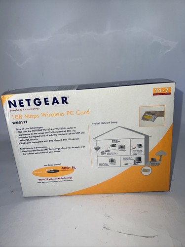 Netgear 108Mbps Wireless PC Card WG511T (A5) - Picture 3 of 4