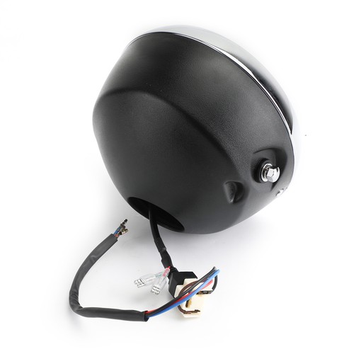 7"Zoll Scheinwerfer Abblendlicht Fernlicht Standlicht Motorrad Cafe Racer AH - Picture 9 of 13