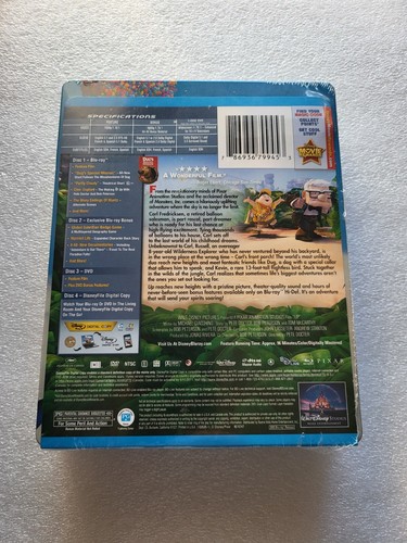 UP Pixar Jumbo 2D/DVD Futureshop Exclusive Steelbook RARE *Brand New Sealed* - Picture 2 of 8
