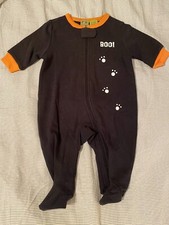 Baby Black Cat Halloween Costume. One Piece 0-3 Months NEW