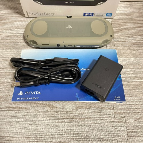 PS Vita Slim LCD PCH-2000 S Rank CIB Excellent Console Charger Box PlayStation - Picture 35 of 51